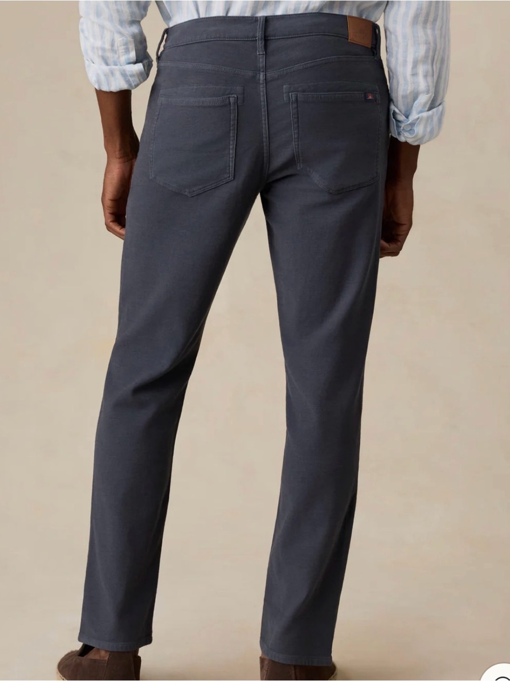 Faherty Terry 5 Pocket Pant - Navy , Size 31